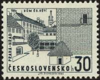 (1965-051) Марка Чехословакия "Детский дом"    Пражский град III Θ