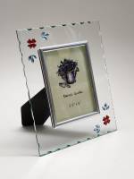 Фоторамка настольная стекло стразы 20.5 х16.5 см для фото 9 х 13 см новая