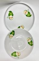 Блюдо для пиццы + салатник, Добруш, Россия