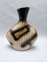 Ваза керамическая 36х28 см коричневых тонов