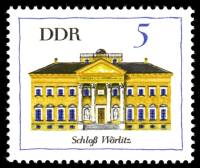 (1967-001) Марка Германия (ГДР) "Замок Верлиц"    Архитектура ГДР II Θ