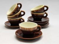 Кофейный сервиз ЗИК Конаково 6 персон 6 кофейных пар