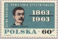 (1963-82) Марка Польша "Р. Траугутт"   100 лет Январскому восстанию III Θ