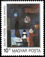 (1989-061) Марка Венгрия "Эндре Балинт"    Современная живопись II Θ