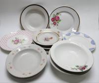 Тарелки столовые и суповые 12 шт разные 