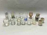 Стопки разной формы набор стекло, 20 шт