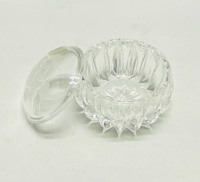 Шкатулка хрусталь роза Богемия Чехия