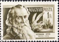 (1954-059) Марка Венгрия "Отто Герман"    Scientists III O