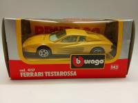 Модель авто 1:43 Ferrari Testarossa Bburago в коробке made in Italy