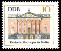 (1969-002) Марка Германия (ГДР) "Опера, Берлин"    Архитектура III Θ