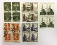 --  Набор блоков Италия 5 шт.  Гашёные , III Θ