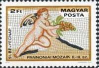 (1978-051) Марка Венгрия "Ангел"    День почтовой марки. Мозаичные пано II Θ