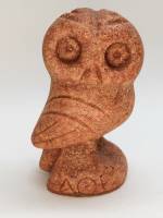 Статуэтка Сова светится в темноте прессованный камень Мексика высота 13 см