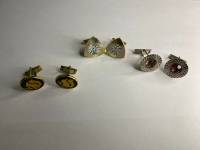 Запонки мужские СССР, 3 пары