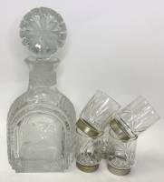 Графин + 5 стопок Хрусталь СССР