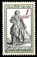 (1983-050) Марка Чехословакия "Кружевной воротник"    Старые костюмы II Θ