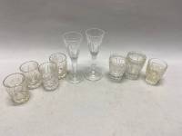 Стопки 9 шт хрусталь, СССР