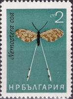 (1964-028) Марка Болгария "Немоптера"   Насекомые III Θ