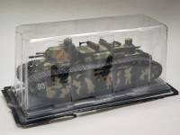 Модель танк Char FCM 2C 51-й танковый батальон Франция 1939 с коробкой-блистером (расклеена)