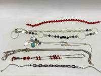 Бусы колье цепи набор 6 шт 