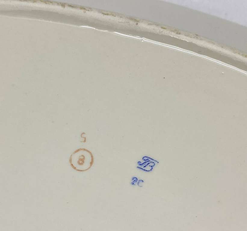 Блюдо овальное Пролетарий 1958-1967 гг. селедочница