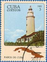 (1981-063) Марка Куба "Камни"    Маяки III Θ