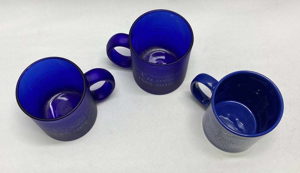 Кружки синие 3 шт