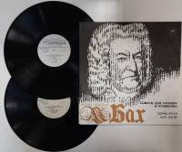 Набор виниловых пластинок (2 шт) И.С. Бах Сонаты для скрипки и клавесина Мелодия 300 мм. (Сост. отл.