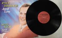 Пластинка виниловая Пэт Бун Любовь в апреле Мелодия 300 мм. (Сост. отл.)