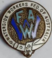 Значок Знак Австралия "WWAF,№ 637" На винте, тяжёлый 