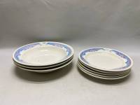Тарелки 20 и 24 см ЗИК Конаково 3 суповые и 5 десертных