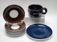 Блюдца Рига чайные 5 шт Тарелка ИКЕА Чашка-бульонница (8 предметов)