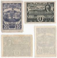 1945-31 32 Серия Набор марок 2 шт СССР  Академия наук 220 лет II O