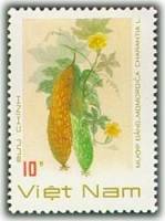 (1988-090) Марка Вьетнам "Момордика харанция"    Овощи III Θ