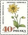 (1967-032) Марка Польша "Арника горная"   Лекарственные растения II Θ