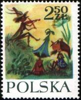 (1962-080) Марка Польша "Концерт Мастера Сарабанды"   Сказка М. Конопницкой III Θ