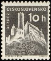 (1960-86) Марка Чехословакия "Замок Бездез"   Замки и усадьбы (Стандартный выпуск) III Θ