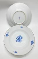 Тарелки суповые цветы, Chori, Япония, 1950-е годы, 6 шт