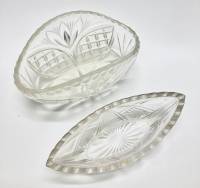 Салатники, хрусталь, СССР, 2 шт