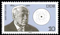 (1979-021) Марка Германия (ГДР) "Макс фон Лауэ"    Известные личности II O