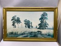 Репродукция И.И. Шишкин Рожь в раме