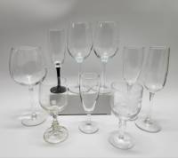 Бокалы стекло 9 штук разные