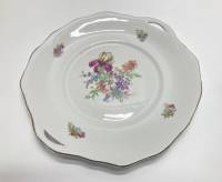 Блюдо фарфоровое с ручками, Пролетарий, 50-60-е годы