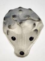 Маска новогодняя карнавальная Еж картон папье-маше СССР винтаж