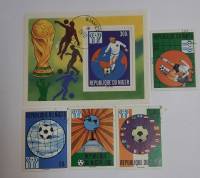 --  Набор марок+блоки Республика Нигер 5 шт.  Гашёные , III Θ