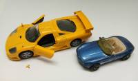 Модель авто 2 шт Autotime 1/43 гоночная (нужна подклейка зеркала) и BMW Z8 Matchbox
