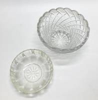 Салатник + розетка, хрусталь, СССР