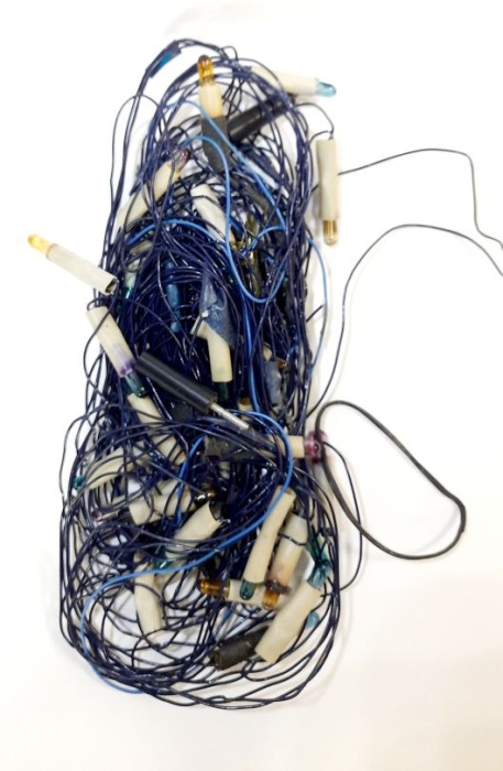 Гирлянда, не рабочая, СССР (сост. на фото)