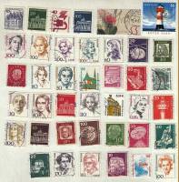 Смесь годов--  Набор марок Германия (ФРГ) 40 шт.  Гашёные , II Θ