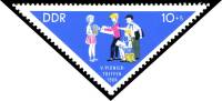 (1964-044) Марка Германия (ГДР) "Пионеры (1)"    Встречи пионеров III O